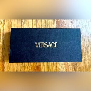 VERSACE Empty Black Gold Sunglasses Eyeglasses Gift Box container